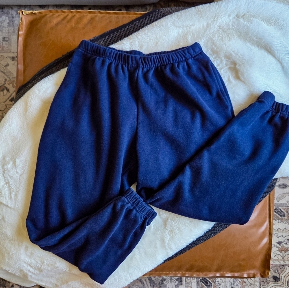 3/$20 Navy Jogger Pants - Fabletics - Size Small Short